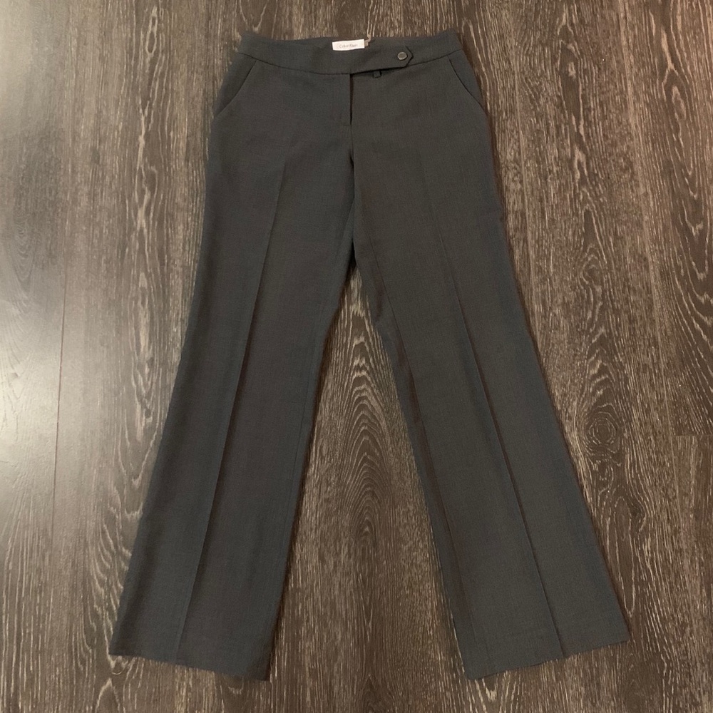Calvin Klein Classic Fit Gray Dress Pants